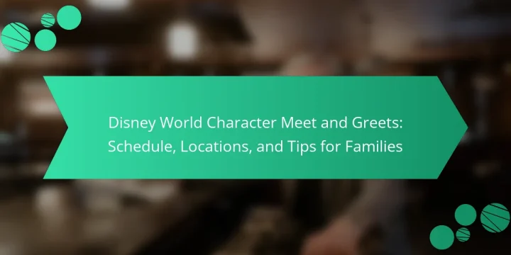 Disney World Character Meet and Greets: Schedule, Locations, and Tips for Families