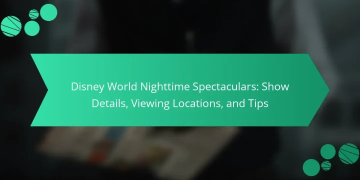 Disney World Nighttime Spectaculars: Show Details, Viewing Locations, and Tips