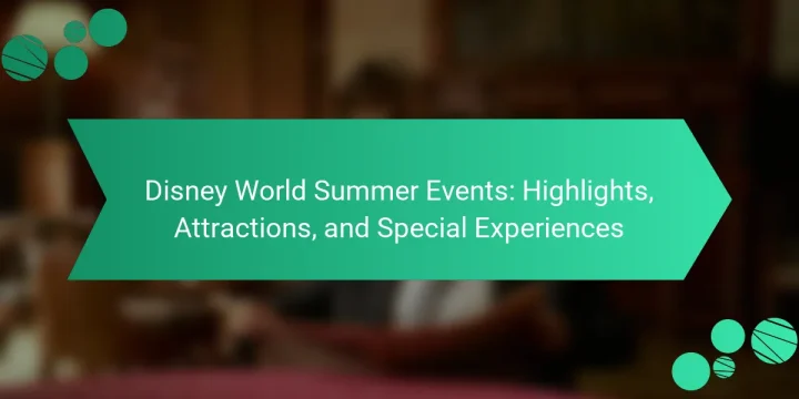 Disney World Summer Events: Highlights, Attractions, and Special Experiences