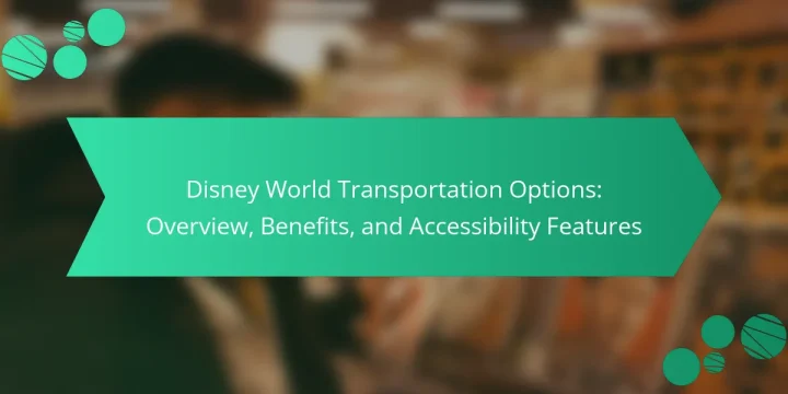Disney World Transportation Options: Overview, Benefits, and Accessibility Features