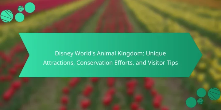 Disney World’s Animal Kingdom: Unique Attractions, Conservation Efforts, and Visitor Tips