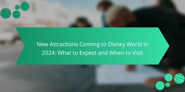 New Attractions Coming to Disney World in 2024: What to Expect and When to Visit