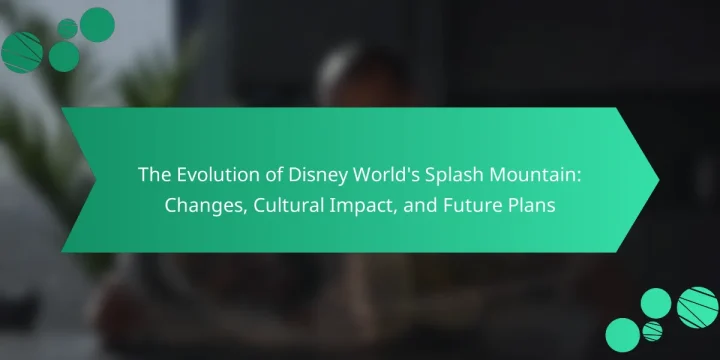 The Evolution of Disney World’s Splash Mountain: Changes, Cultural Impact, and Future Plans