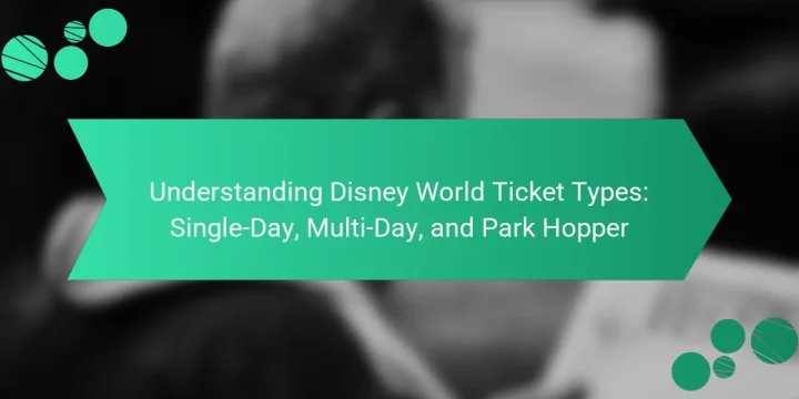 Understanding Disney World Ticket Types: Single-Day, Multi-Day, and Park Hopper